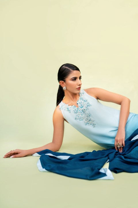 BLUE OMBRE